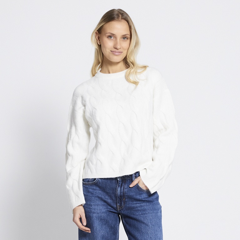 Cable-knit sweater "Alexia"